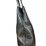 Burberry Black Leather Shoulder Tote