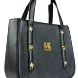 MCM Black Saffiano Leather Handbag