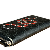 Gucci Kingsnake GG Zippy Wallet