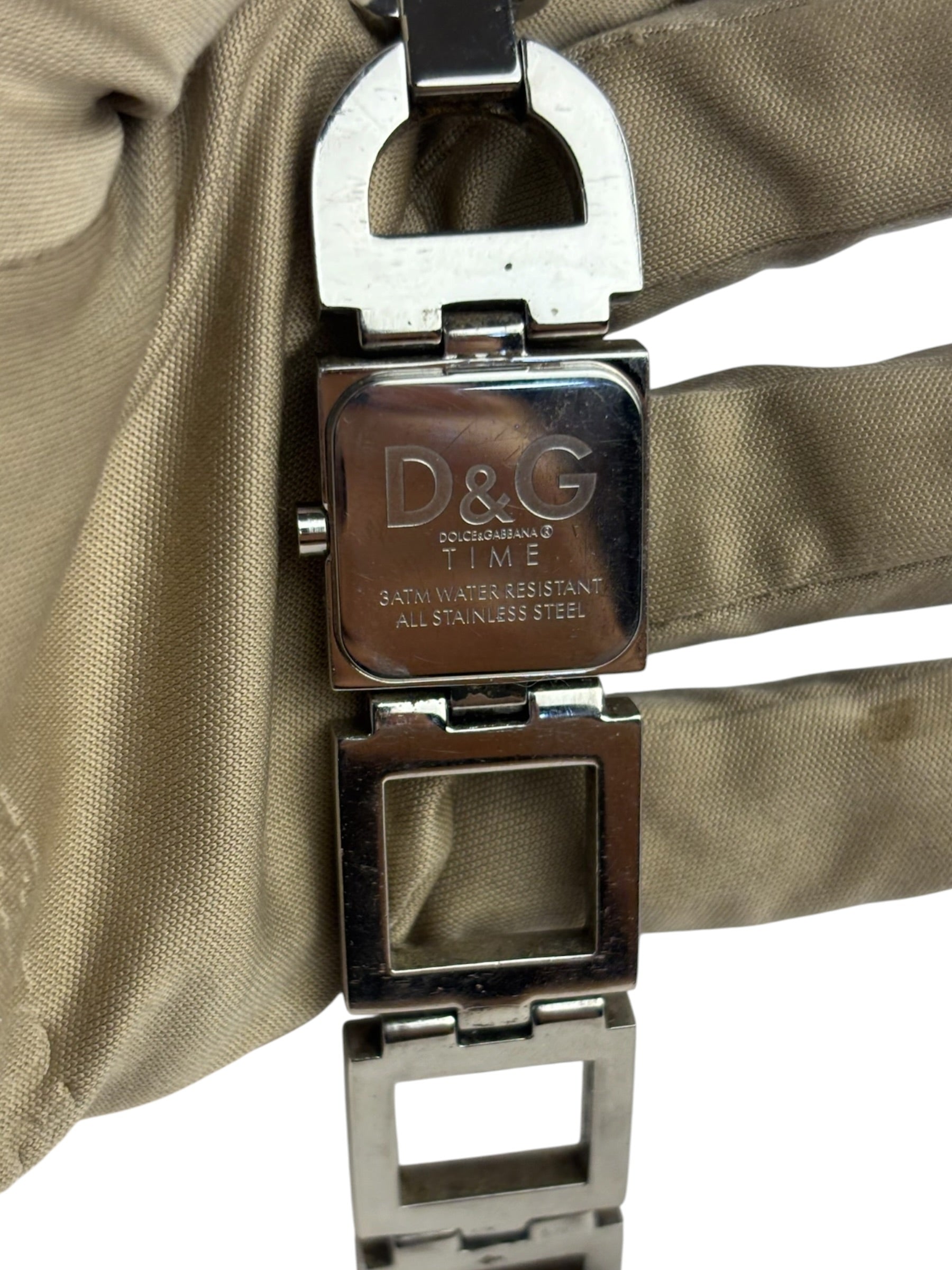 Dolce & Gabbana Square Dial Time Watch