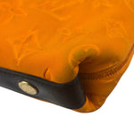 Louis Vuitton Vintage Orange Monogram Neoprene Scuba Clutch
