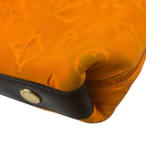 Louis Vuitton Vintage Orange Monogram Neoprene Scuba Clutch