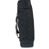 Gucci Vintage Black Horsebit Studded Chain Shoulder Bag