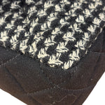 Chanel Black CC Quilted Jersey and Tweed Chain Flap Bag 2014