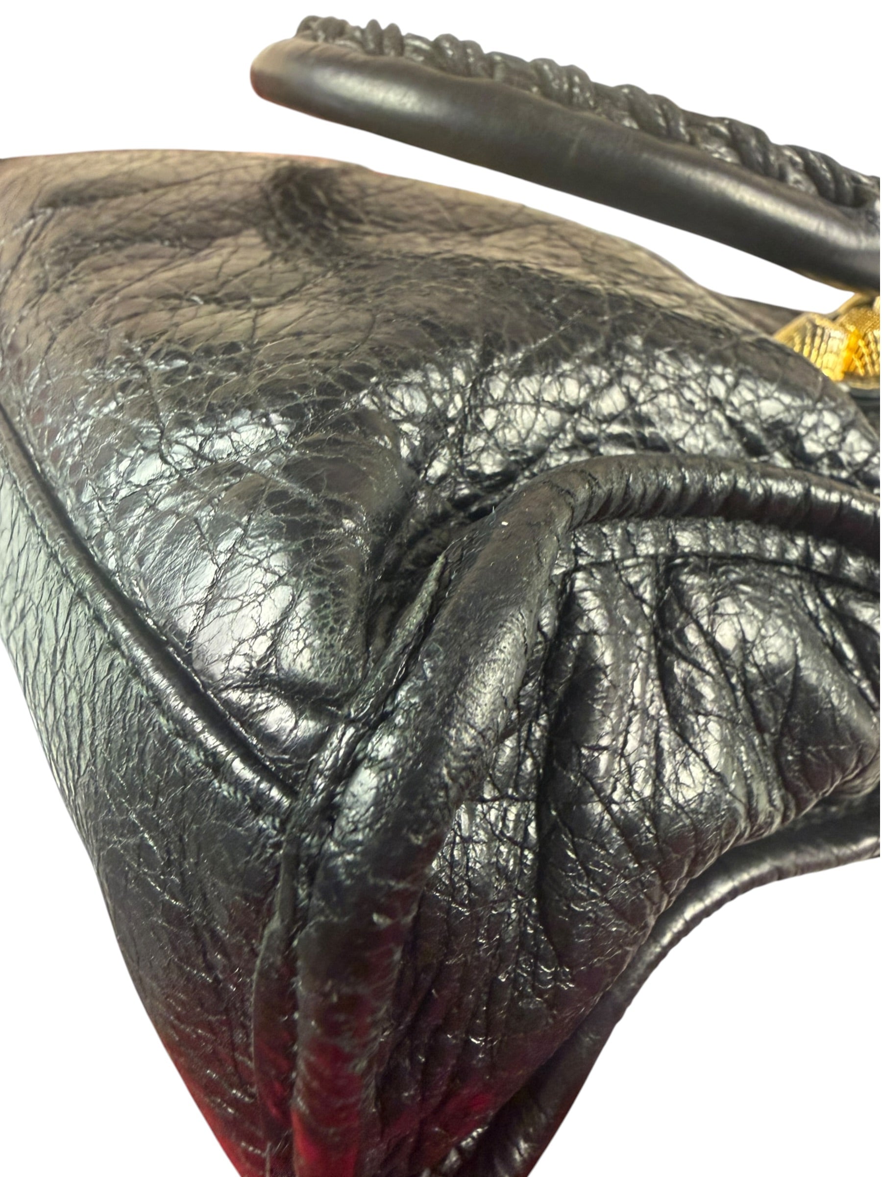 Balenciaga Black Calfskin Mini Le City Bag