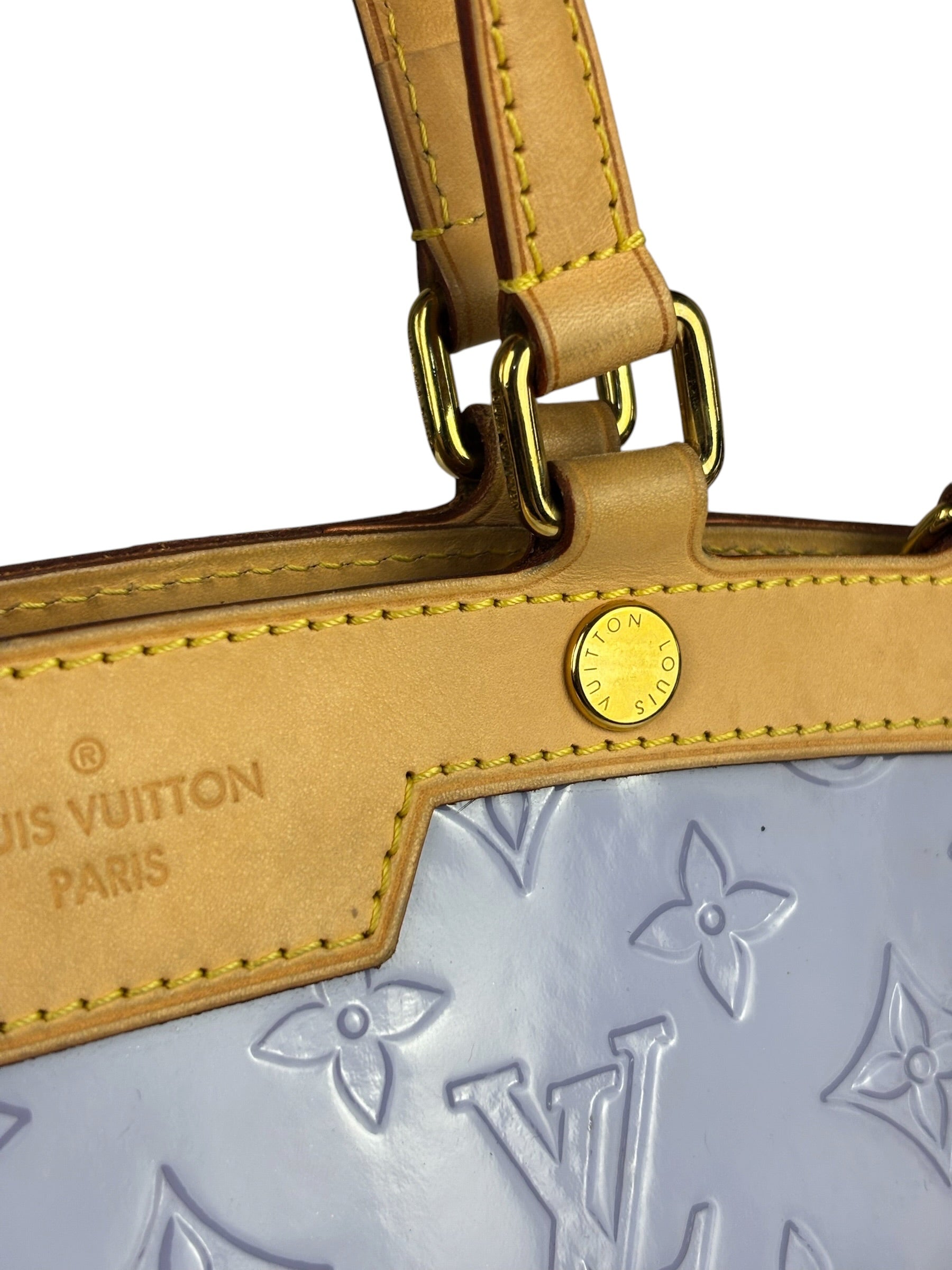 Louis Vuitton Lilac Vernis Monogram Brea Two-Way Bag
