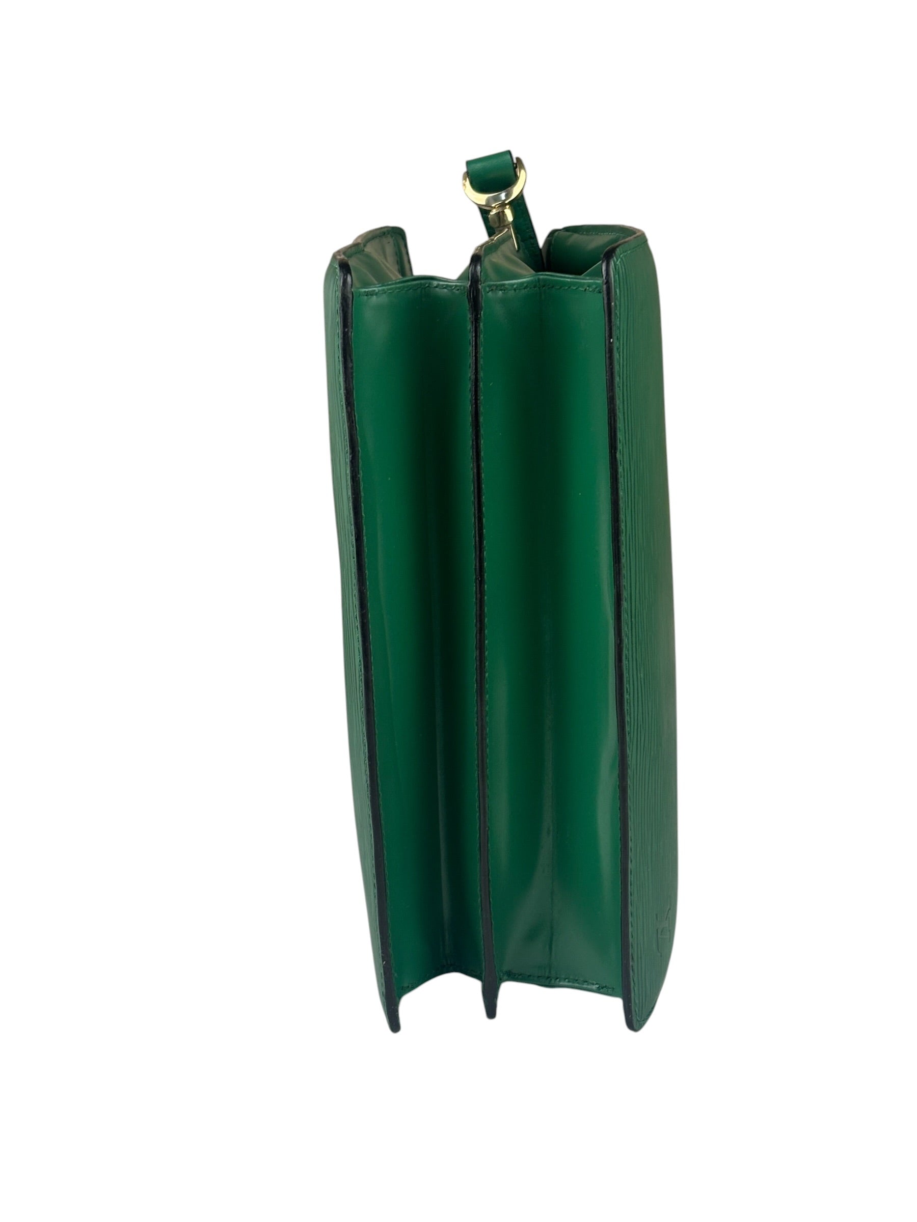 Louis Vuitton Borneo Green Epi Leather Capucines Crossbody Bag