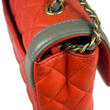 Chanel Two Tone Lambskin Mini Day Flap