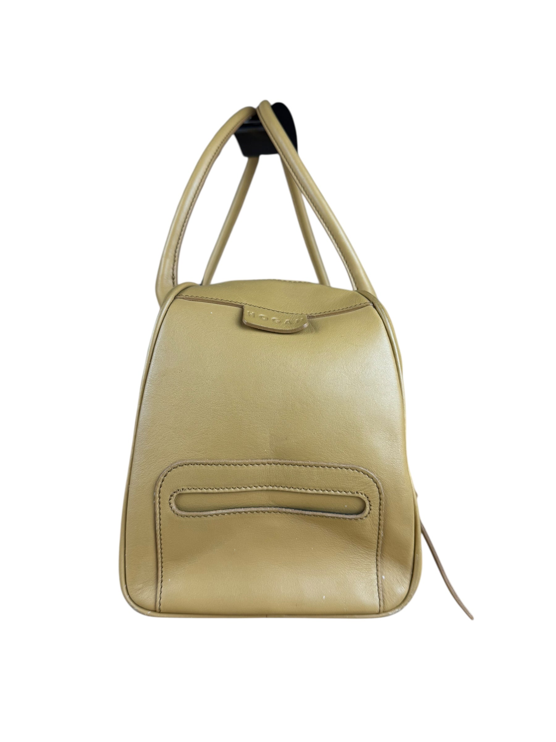 Hogan Brown Leather Boston