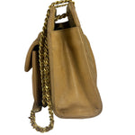 Chanel Brown Lambskin Front Pocket Shoulder Bag 2011