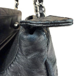 Chanel Black Calfskin Ritz Flap Bag 2007