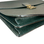 Louis Vuitton Epi Green Top Handle Briefcase