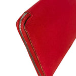 Hermes Rouge Epsom Leather Vintage Organizer Wallet