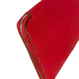 Hermes Rouge Epsom Leather Vintage Organizer Wallet