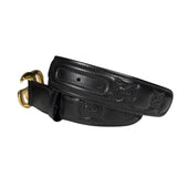 Gucci Puff Monogram GG Buckle Belt