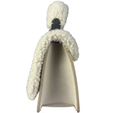Brunello Cucinelli White Shearling Bag