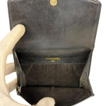 Chanel Navy Blue Leather Caviar Wallet