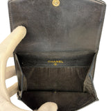 Chanel Navy Blue Leather Caviar Wallet