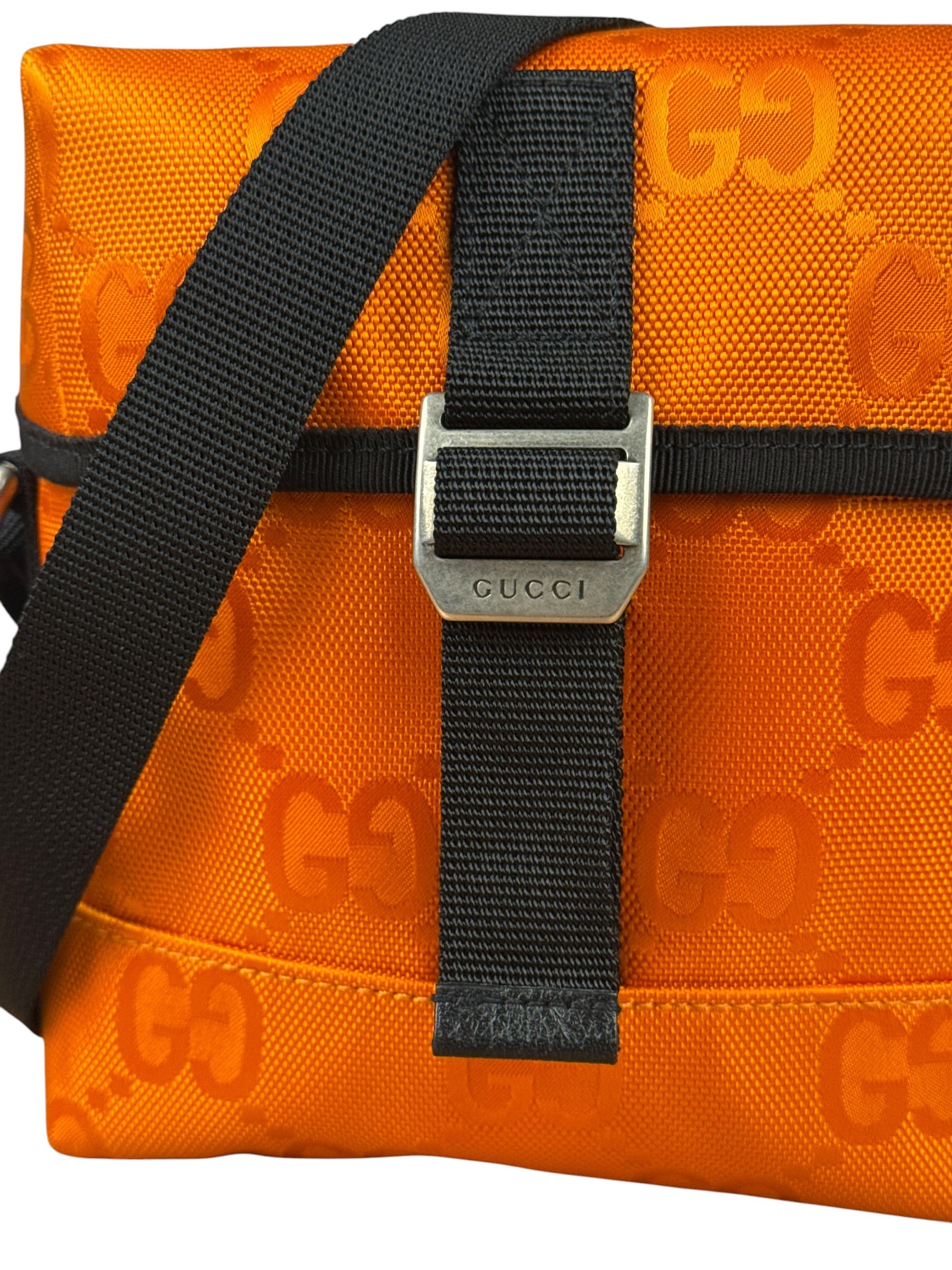 Gucci Bicolor GG Nylon Crossbody Bag