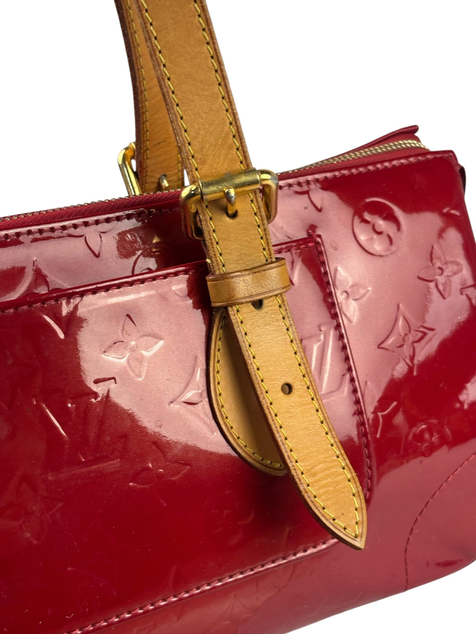 Louis Vuitton Monogram Red Vernis Rosewood Ave