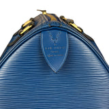 Louis Vuitton Vintage Blue Epi Speedy 25