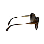 Prada Tortoise Shell SPY 03Y Oversized Butterfly Sunglasses