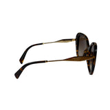 Prada Tortoise Shell SPY 03Y Oversized Butterfly Sunglasses