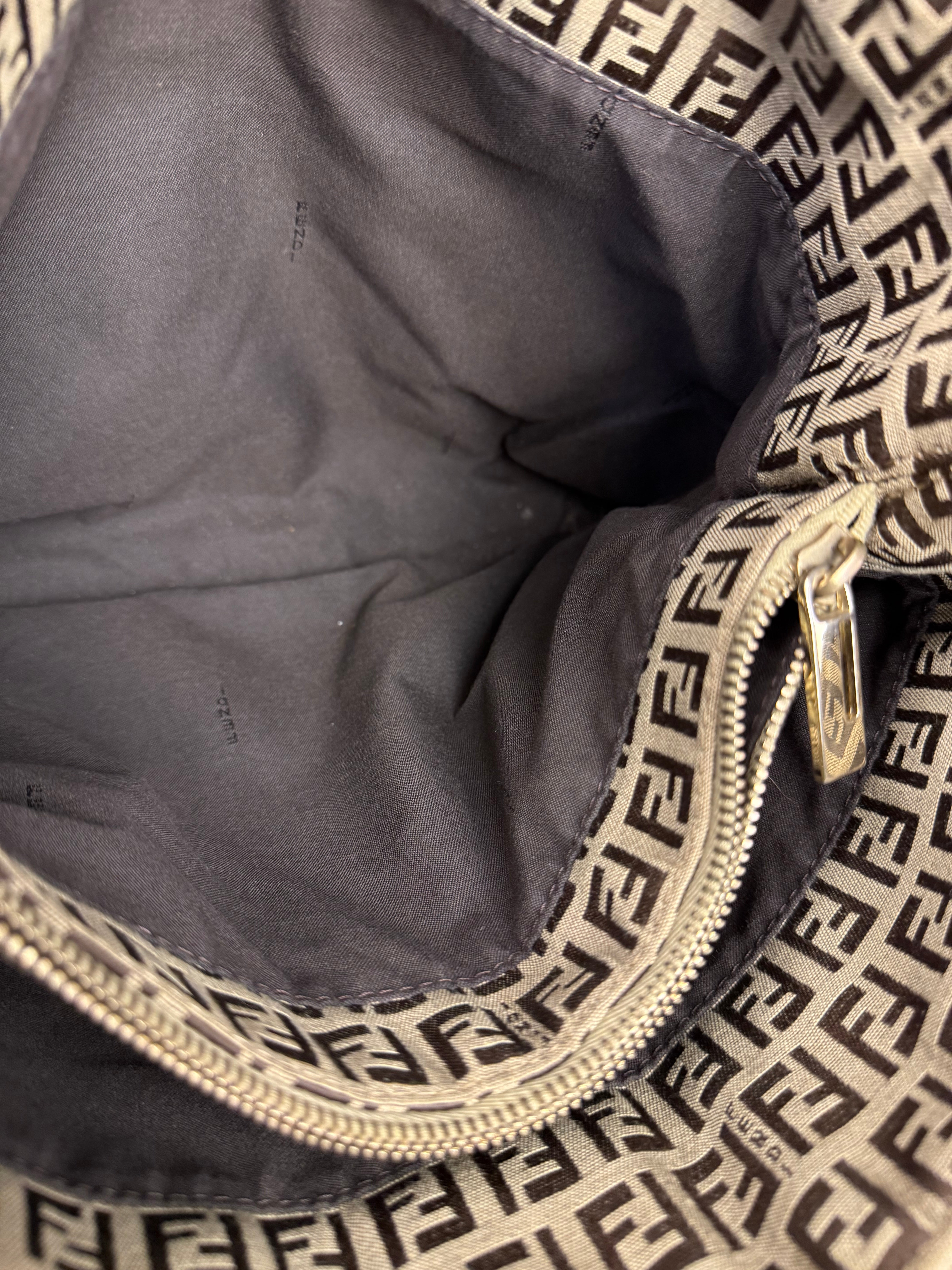 Fendi FF Canvas Top Handle Tote