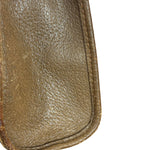 Gucci Brown Leather Trim GG Accessory Collection Clutch