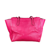 Gucci Hot Pink Pebbled Leather Swing Tote