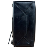 Balenciaga Black Leather Papier A4 Tote Bag