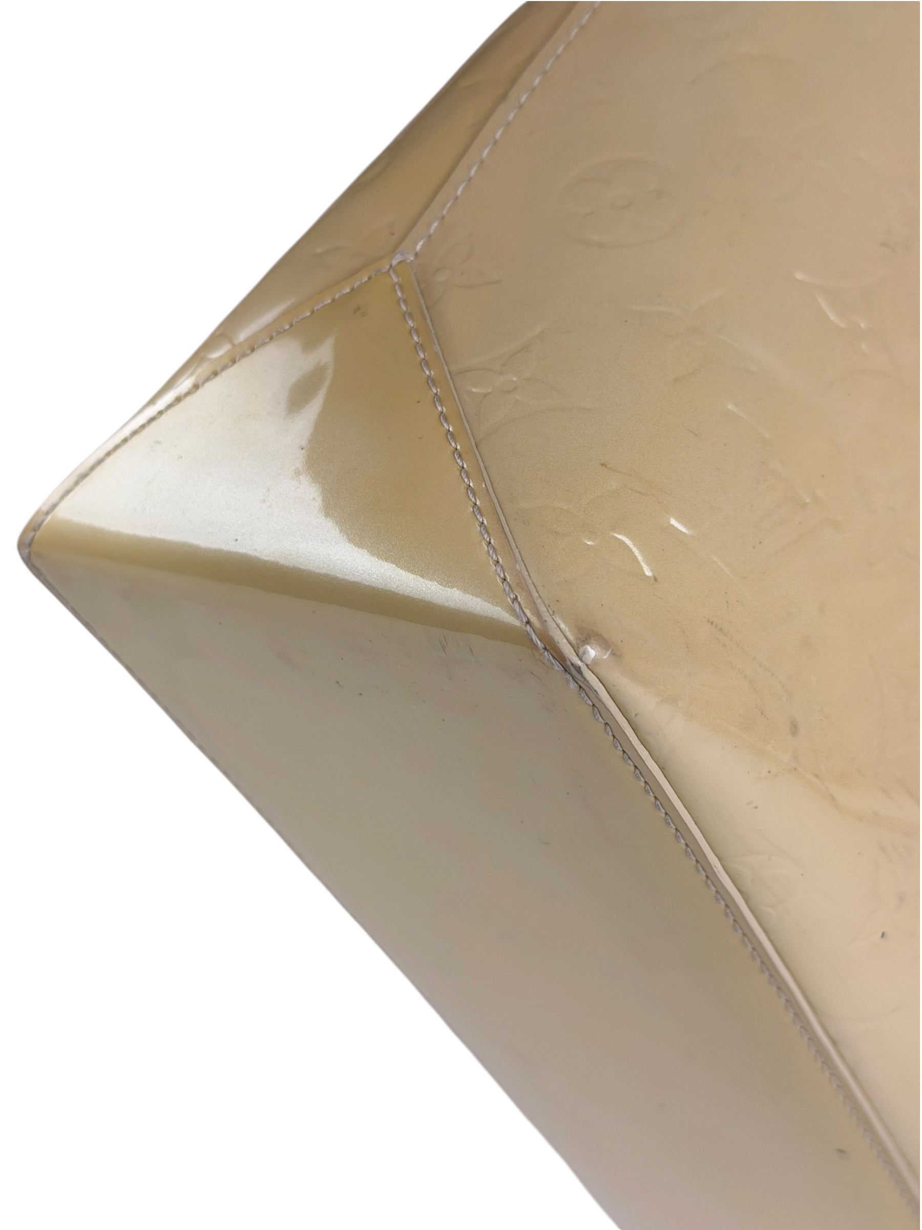 Louis Vuitton Yellow Vernis Wilshire Tote MM