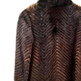 Joséphine Vintage Brown Fur Coat