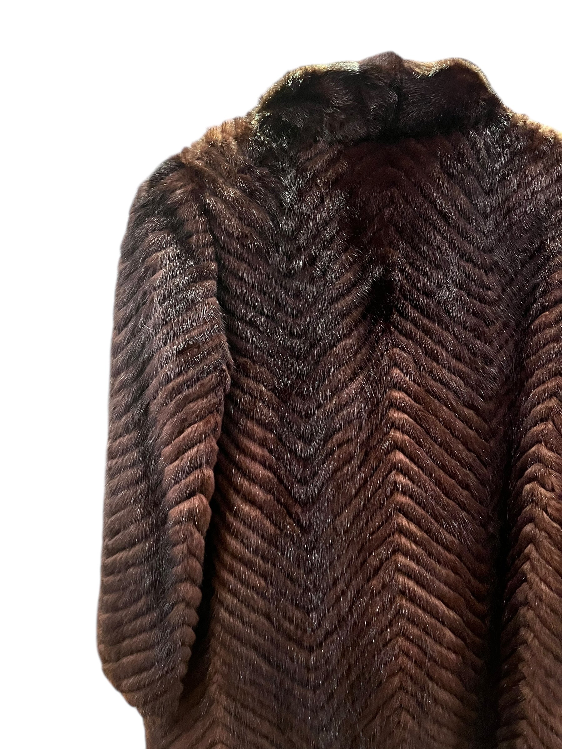 Joséphine Vintage Brown Fur Coat