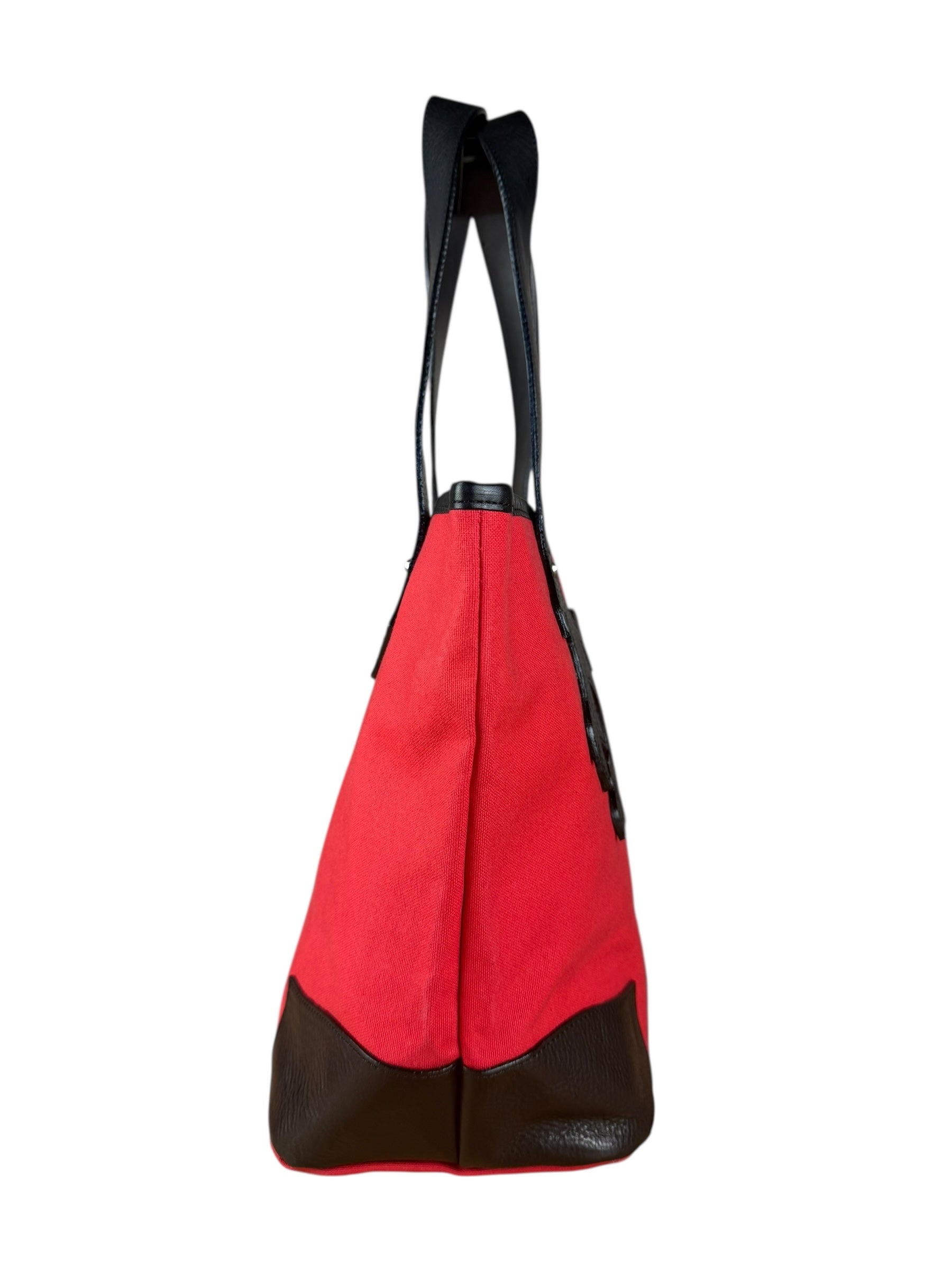 Vivienne Westwood Red Canvas Tote Bag