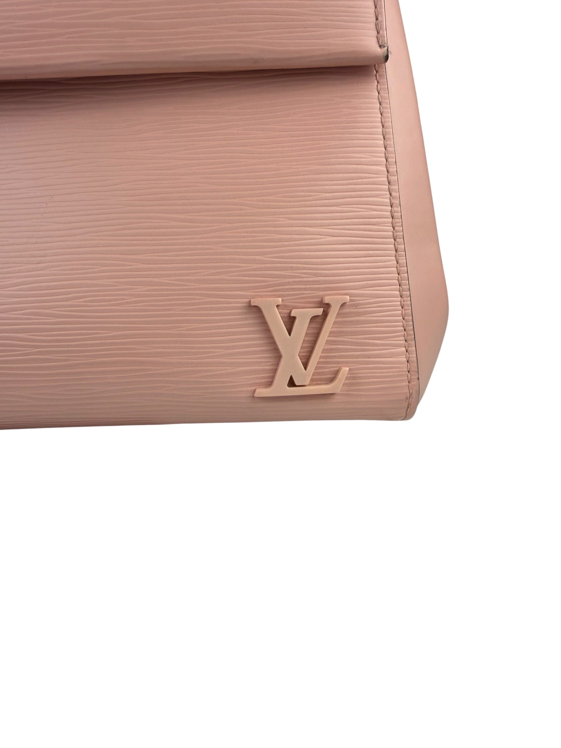 Louis Vuitton Nude Pink Epi Leather Cluny Rose Ballerine Hand Bag