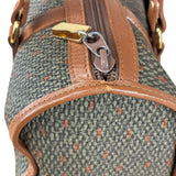 Yves Saint Laurent Vintage Brown Leather Woven Hand Bag