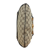 Gucci GG Canvas Bamboo Horsebit Amalfi Hobo