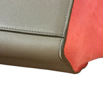 Celine Tricolor Trapeze Pebbled Leather Hand Bag