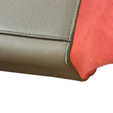 Celine Tricolor Trapeze Pebbled Leather Hand Bag