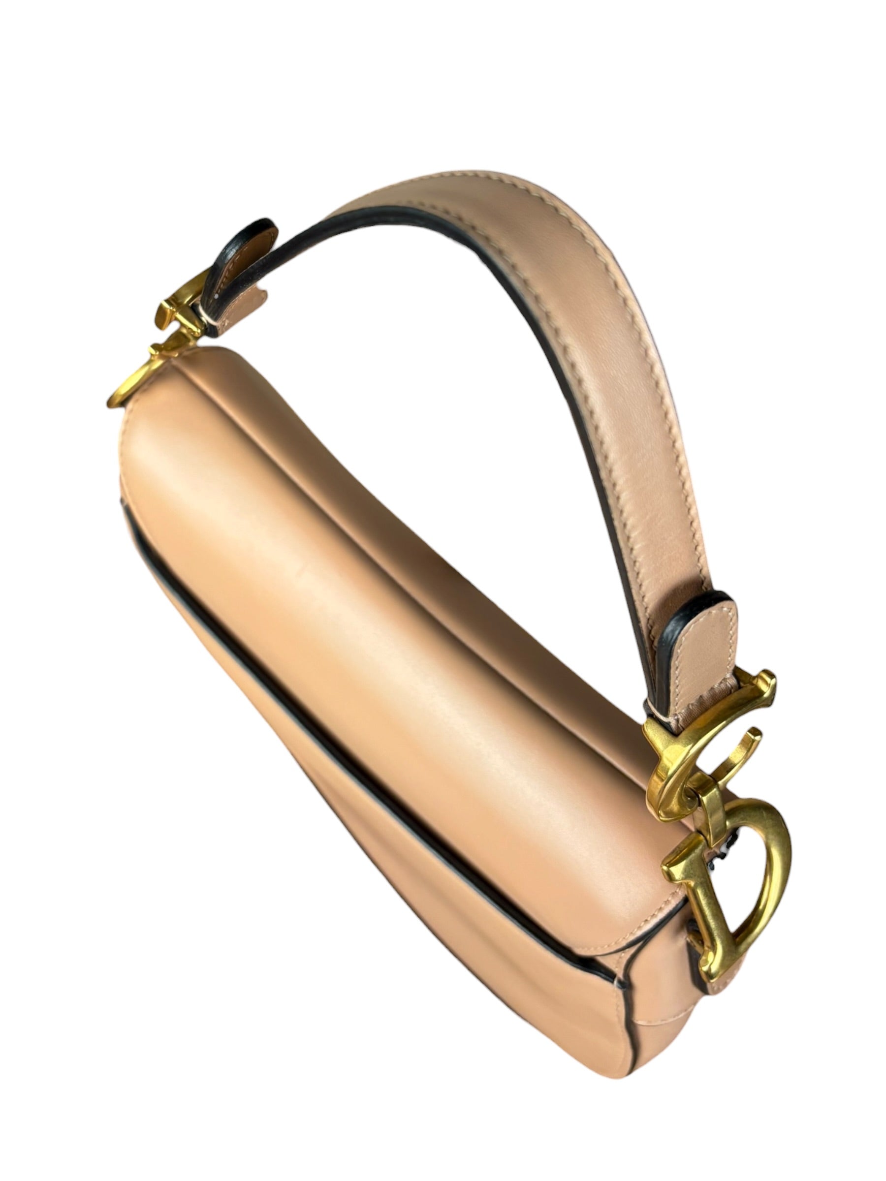 Christian Dior Blush Pink Mini Saddle Bag