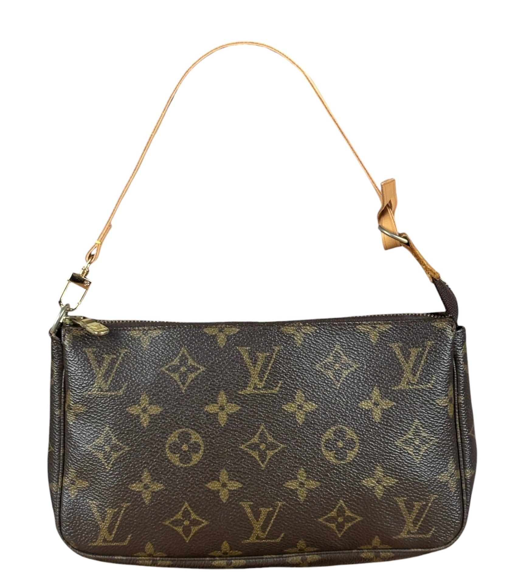 Louis Vuitton Monogram Pochette Replaced LV Strap