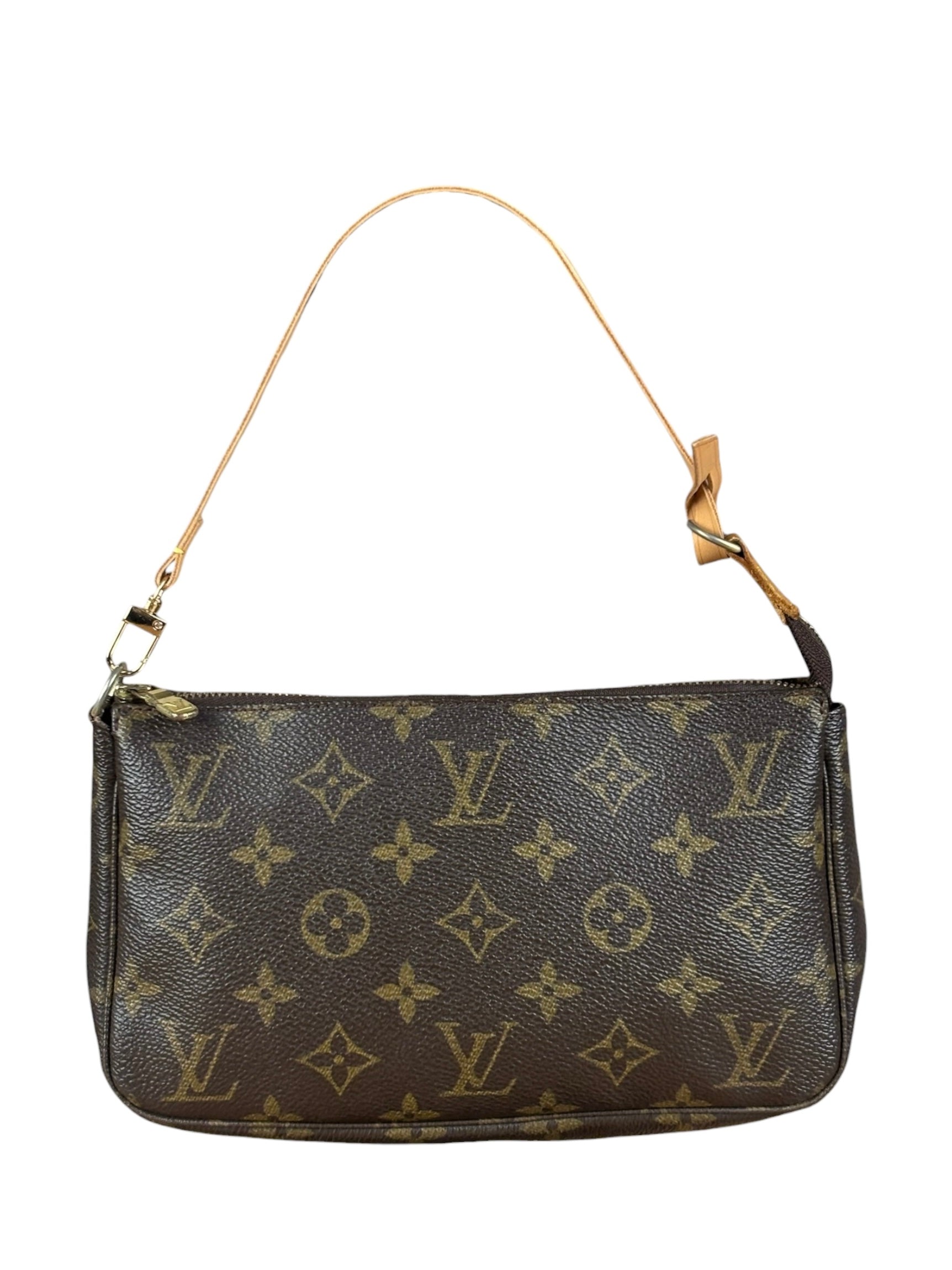 Louis Vuitton Monogram Pochette Replaced LV Strap