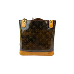 Louis Vuitton Black Vinyl/Leather Trim Cabas Ambre Tote PM