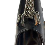 Fendi Black Leather Kan I Monster Eyes Shoulder Bag