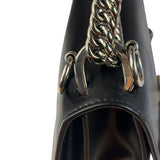 Fendi Black Leather Kan I Monster Eyes Shoulder Bag