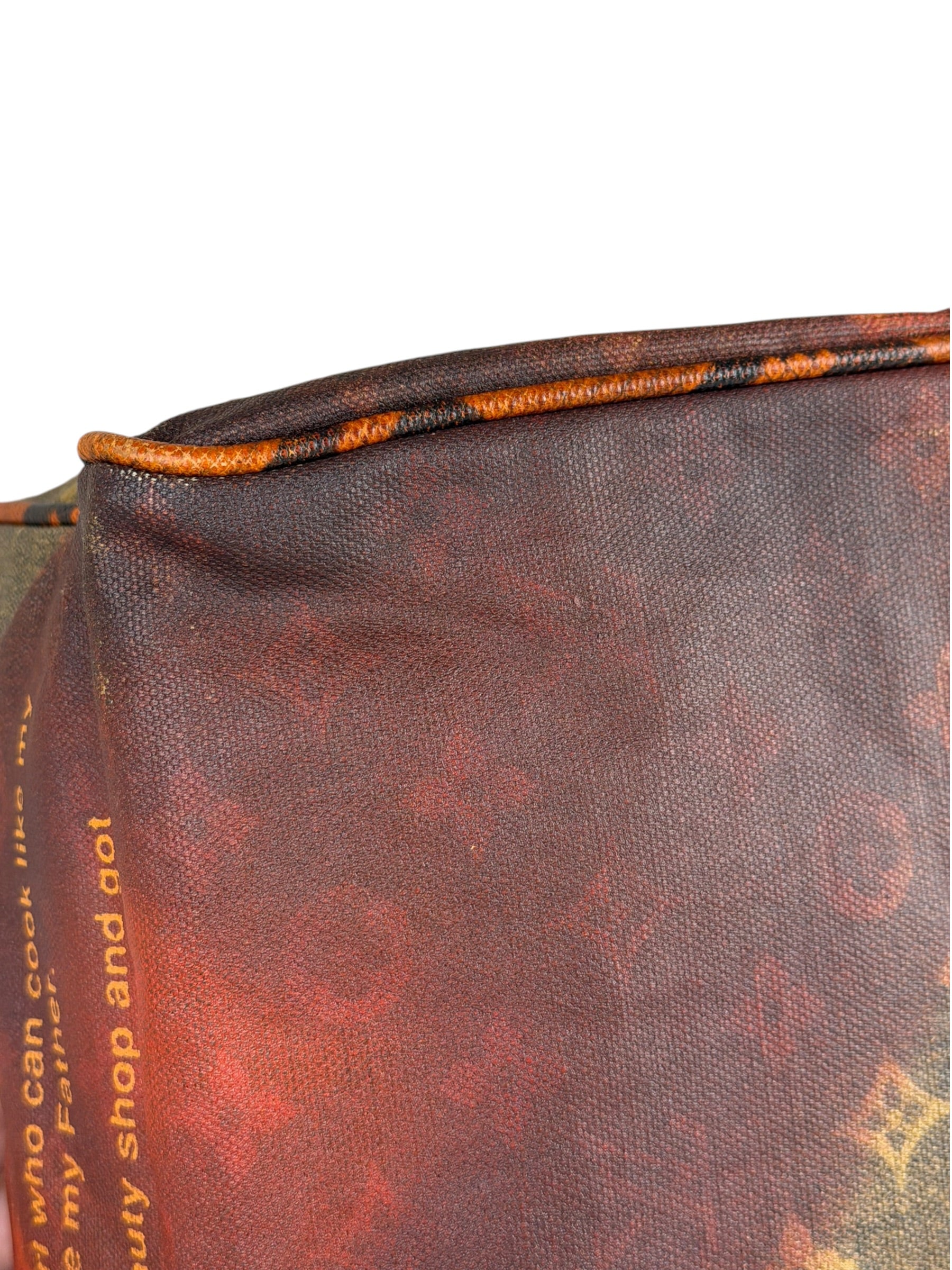 Louis Vuitton Multicolor Leather Mancrazy Jokes Handbag
