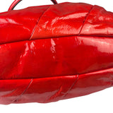 Coach Red Patent Leather Two-Way Bag