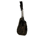 Fendi FF Zucca Vintage B Flap Shoulder Bag
