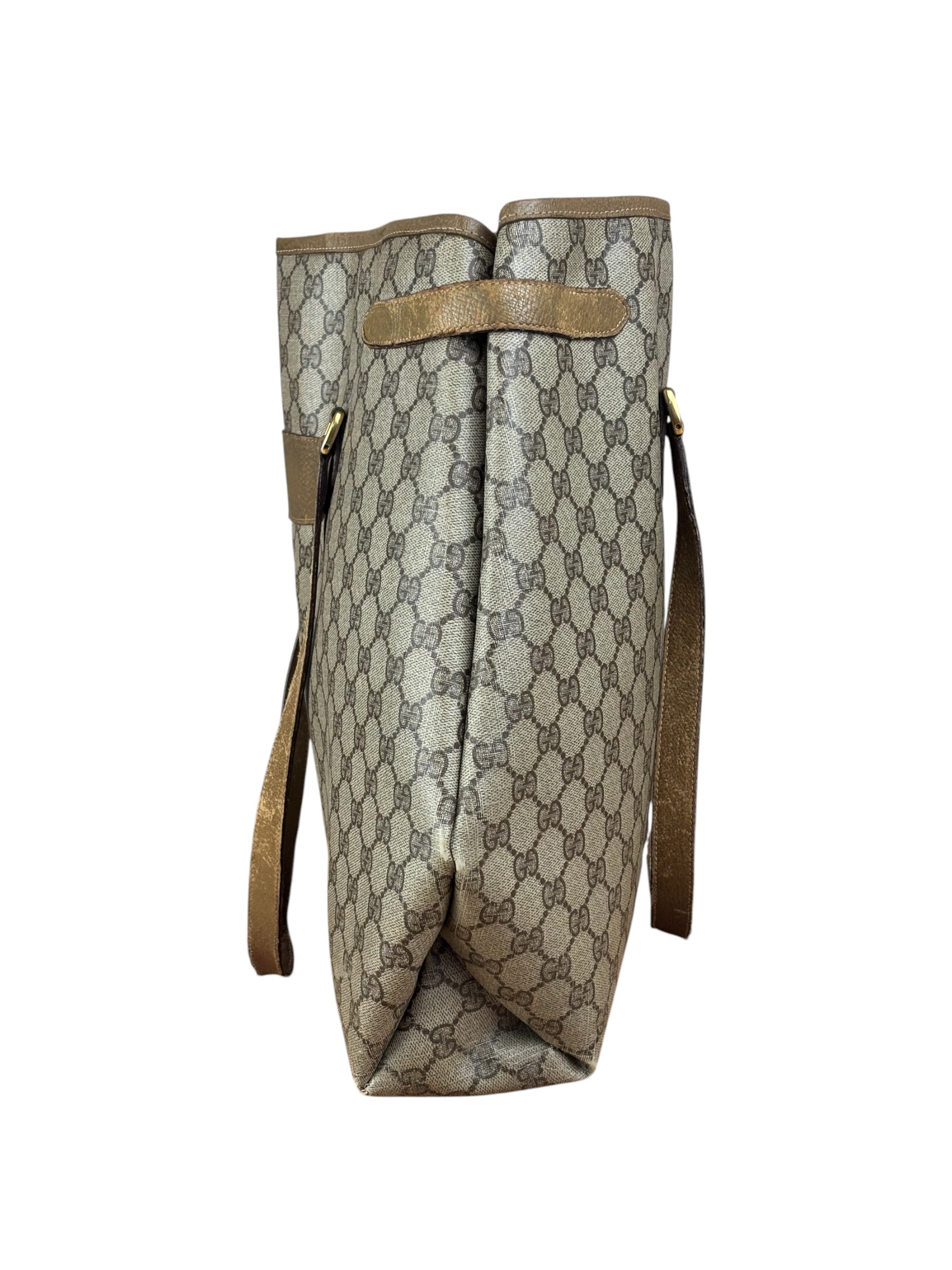 Gucci Vintage GG Plus Monogram Tote Bag